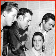 Elvis Presley, Johnny Cash, Jerry Lee Lewis & Carl Perkins