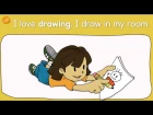 Hobbies Vocabulary and Pattern Practice for Kids (I like ~ / I love ~ ) by ELF Learning