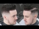 HAIRCUT TUTORIAL: SKIN FADE POMPADOUR WITH HARD PART ON KIERON THE BARBER