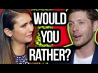 Would You Rather w/ Nina Dobrev, Teen Wolf & More (Wiggle Wiggle or Turn Down For What) SDCC 2014