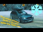 The power of Subaru - Drift in the snow with the Trap music