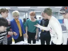 [BANGTAN BOMB] BTS checking out the interview script after camera rehearsal @ Ingigayo