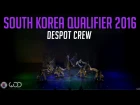 DESPOT CREW | Upper Division | World of Dance South Korea Qualifier 2016 | #WODKOR16