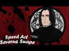 Speed Art: Severus Snape ( Harry Potter )