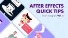 After Effects - Quick Tips from my Instagram | Vol. 1