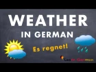 Learn German Vocabulary - Weather in German (Wetter)