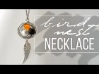 Кулон - гнёздышко | DIY Bird Nest Necklace