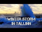 Winter Storm in Tallinn. Зимний шторм в Таллине. Torm Tallinnas Pirital.