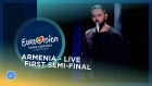 Sevak Khanagyan - Qami - Armenia - LIVE - First Semi-Final - Eurovision 2018