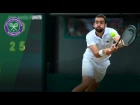 Marin Cilic v Gilles Muller highlights - Wimbledon 2017