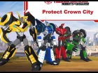 Transformers: Robots in Disguise protect city (Трансформеры Скрытые роботы)