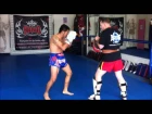 Torrance Muay Thai kickboxing | Kornpet Petchrachapat Muay Thai Pad Work |   (310)376-1602