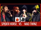 SPIDER HORSE vs MAD TWINZ | Grand Beatbox TAG TEAM Battle 2016 | SMALL FINAL