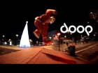 Skating Santa Claus - Powerslide Doop Classic Inline skates X Fothon LED wheels