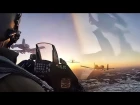 F-16 Cockpit Video Of Super Bowl LII Flyover (2018)