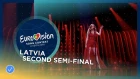 Laura Rizzotto - Funny Girl - Latvia - LIVE - Second Semi-Final - Eurovision 2018