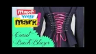 How to: Make a Corset Back Blazer with Safety Pins
