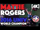 Mattie Rogers (69) - 2016 FISU University World Champion [4k]