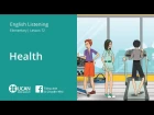 Learn English Listening | Elementary - Lesson 72. Health