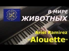 В мире животных "Alouette"-"Жаворонок" Ariel Ramirez + НОТЫ