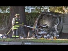 Tesla Model X Driver Survives Fiery Crash in Fremont