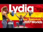 Lydia Valentin Heavy Training Session (115kg Snatch / 142kg Clean & Jerk!) 2017 World Championships