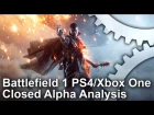 Battlefield 1 Alpha PS4/Xbox One/PC Graphics Comparison/Frame-Rate Test