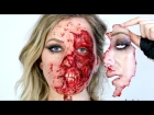 Taylor Swift Bad Blood Ripped Face Makeup
