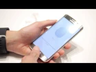 Samsung Galaxy S6 and S6 edge finger print sensor demonstration