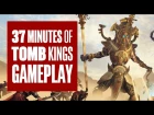 37 minutes of Total War: Warhammer 2 Tomb Kings Gameplay (Campaign/Battle)