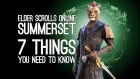 ESO Summerset: 7 Things You Need to Know About Elder Scrolls Online Summerset Expansion