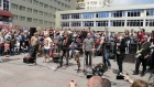 Борис Гребенщиков устроил уличный концерт в Саратове
