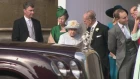 The Royal Family leaving Princess Eugenie's wedding