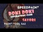 Doki Doki Literature Club Speedpaint [Sayo-nara] Paint Tool Sai