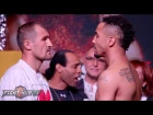 Sergey Kovalev vs. Andre Ward INTENSE Full Weigh In & Face Off video