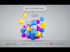 3D Graphic Design Infographic | Photoshop Cinema 4D C4D Tutorial 03