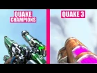 Quake Champions Gun Sounds vs Quake 3