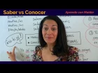 Free Spanish Lessons with Maider - Saber vs Conocer (16)