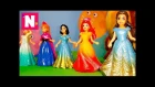 Мультфильм из игрушек  Куклы для девочек  Играем в куклы  Золушка  Белоснежка Ариель  Анна и Эльза