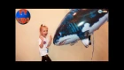 ✔ Ярослава — распаковка летающей акулы / Air Swimmers Remote Control Flying Fish / Video for kids ✔