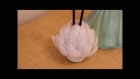 DIY : Plastic Spoon Flower vase or center piece
