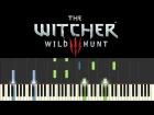 The Witcher 3 (Synthesia: piano tutorial) - Geralt of Rivia: Main theme (+ ноты)