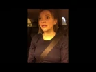 Виктория Черенцова трогательно поёт в машине песню Сергея Трофимова «Родина»