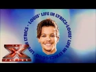 Louis Tomlinson plays Louis' Life In Lyrics | The Xtra Factor 2015