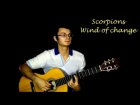 Scorpions - Wind of change. Acoustic guitar cover + solo