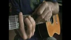 Carlos Vamos plays "Little Wing" acoustic tapping version HENDRIX