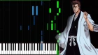 BLEACH - Treachery (Sagisu Shirou) Synthesia Piano Tutorial by Iwan Hoffman (100%; 2018)