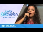 Christina Magrin - Parachute (Malta) Rehearsal Junior Eurovision 2016
