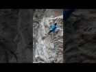 Adam Ondra trying the crux of his 9c project in Flatanger