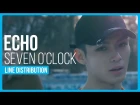 Seven O'Clock (SOC) - Echo Line Distribution (Color Coded)